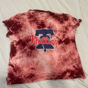 Red Phillies Short Sleeve Tee